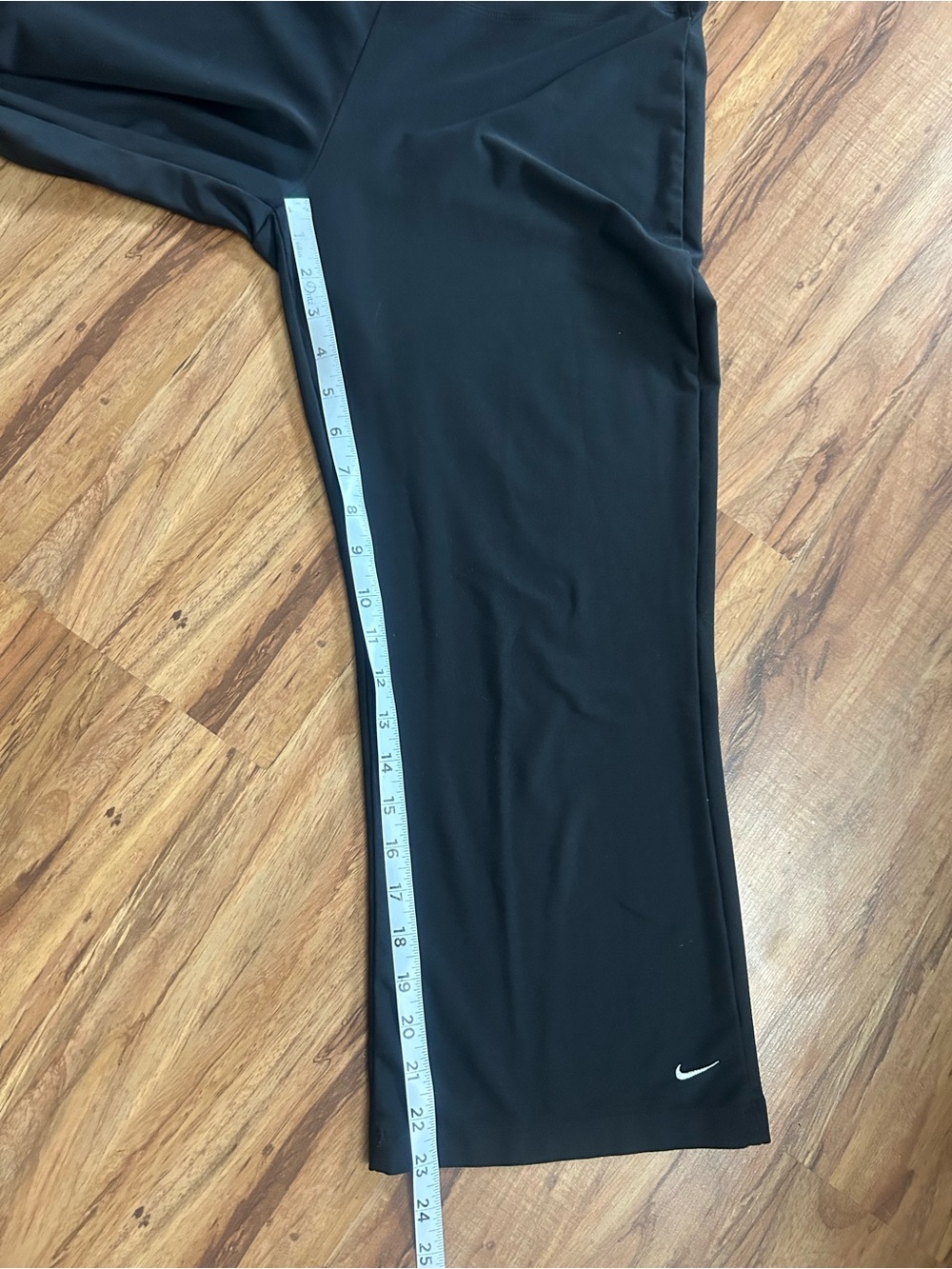 Vintage Y2K Nike Cropped Wide Leg Leggings Womens Size M - Picture 6 of 7